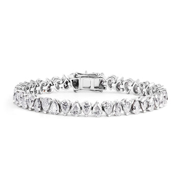 Pear Shaped Tennis Bracelet