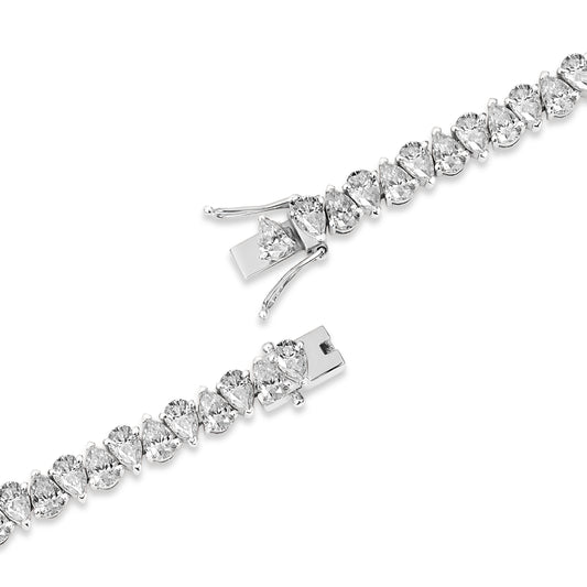 Pear Shaped Tennis Bracelet