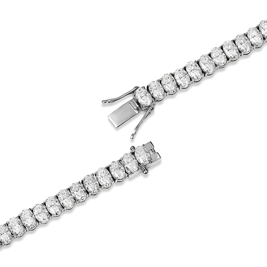 Oval Shaped Tennis Bracelet