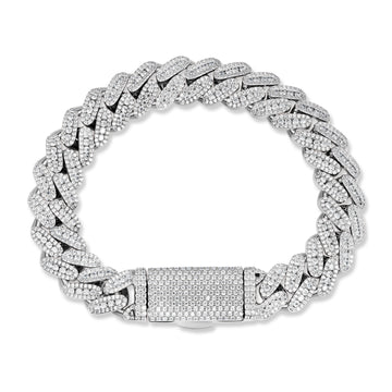 12mm 3D Cuban Bracelet