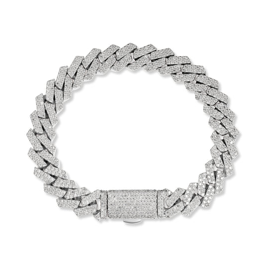 10mm Prong Cuban Bracelet