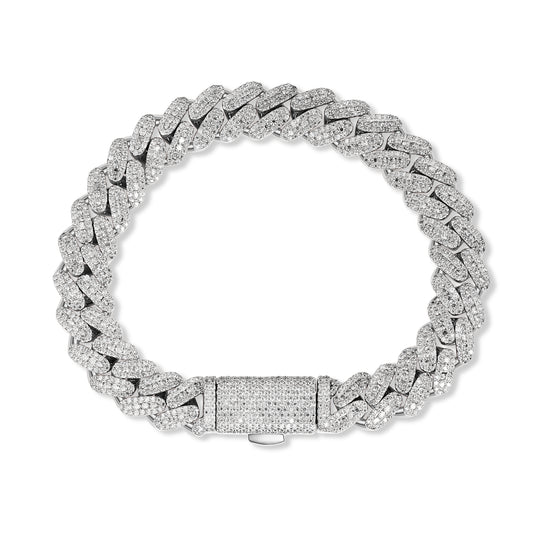 10mm 3D Cuban Bracelet