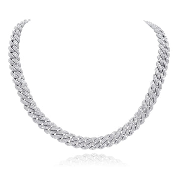 14mm Baguette Cuban Chain