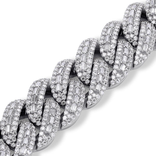 14mm Baguette Cuban Chain