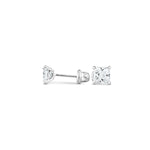0.5ct Princess Cut Stud Earrings