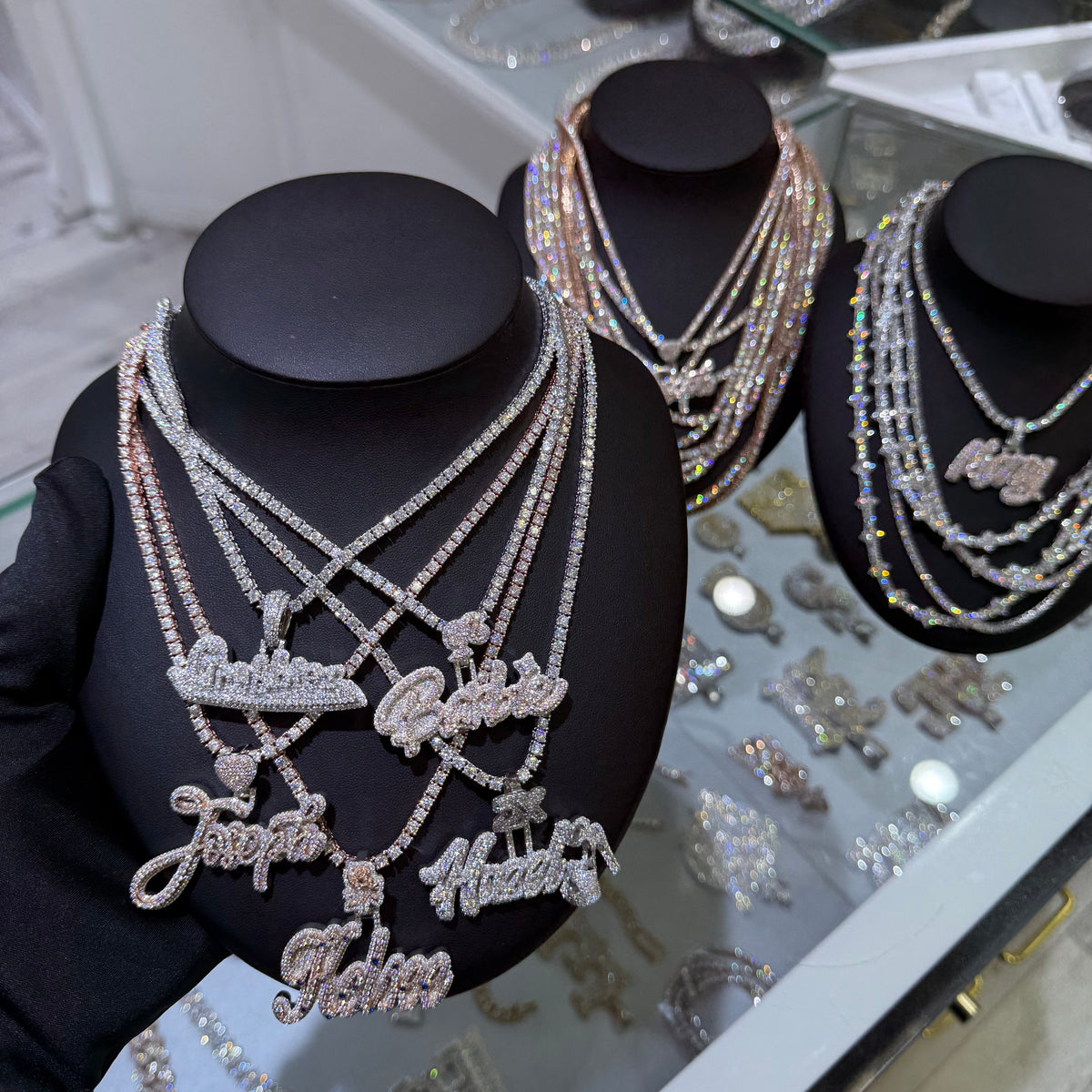 Custom Ben Chain $1500 Custom Pendant and Tennis Chain Bundle – TTB Jewelry