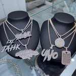 $1900 Custom Pendant and Tennis Chain Bundle