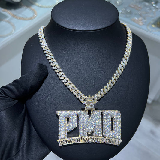 $2250 Custom Pendant and 8mm Cuban Chain Bundle