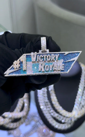 Victory Blue Ice Pendant