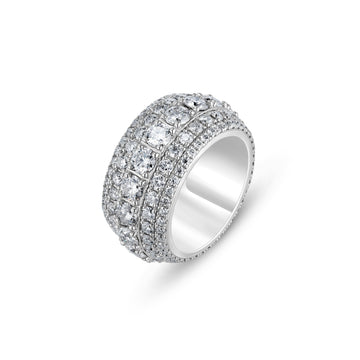 5 Row Layered Ring