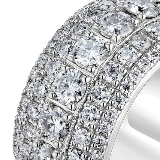 5 Row Layered Ring